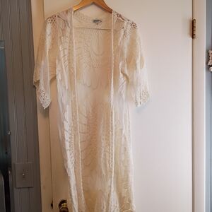 Rebellion Ivory Lace Cardigan